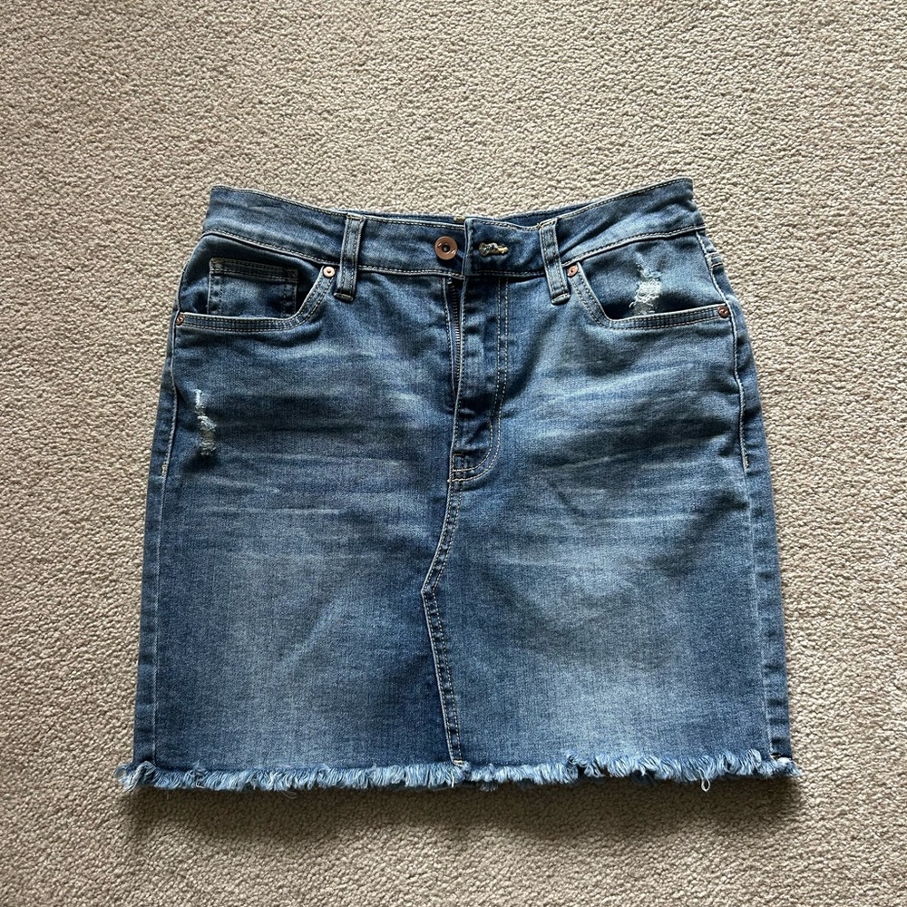 Kendall & Kylie Blue Pencil Skirt Knee-length Casual